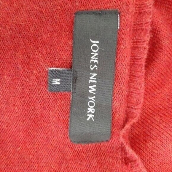 JONES NEW YORK Open Front Waterfall Cardigan Sz M - Picture 6 of 7